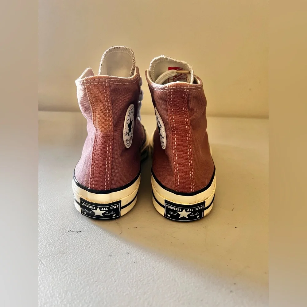 Converse Chuck Taylor High Top Sneakers in Mauve Pink - Picture 4 of 6